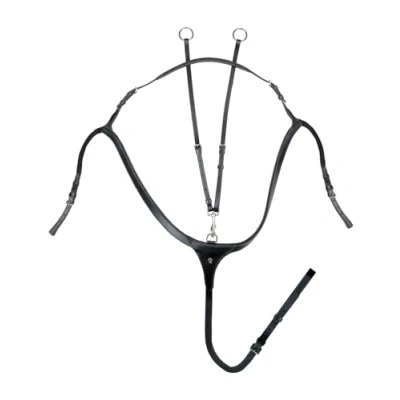 Image of WALDHAUSEN X Line Breastplate with Long Bridge, Black, WB