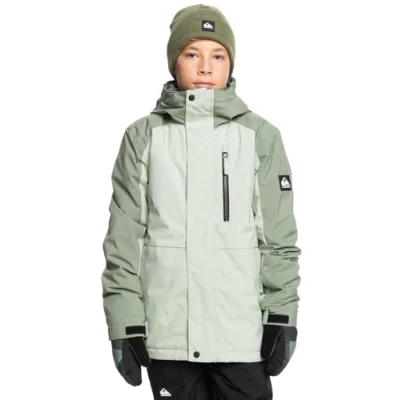 Image of Quiksilver Mission Block Technical Snow Jacket for Boys 4 16