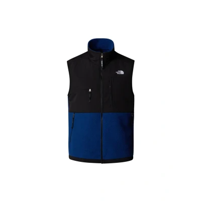Image of The North Face Retro Denali Waistcoat, Men&#039;s, Size: XS, Estate blue tnf black