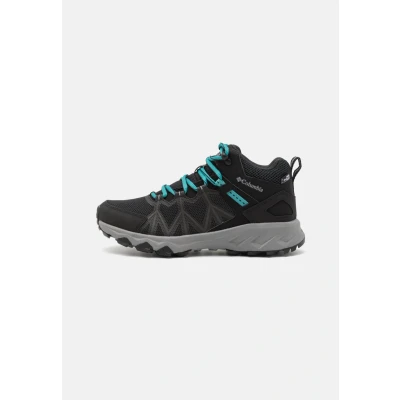 Image of Columbia Peakfreak II MID Outdry Hiking shoes, Women&#039;s, Size: 4, Black/teal Textile/synthetics