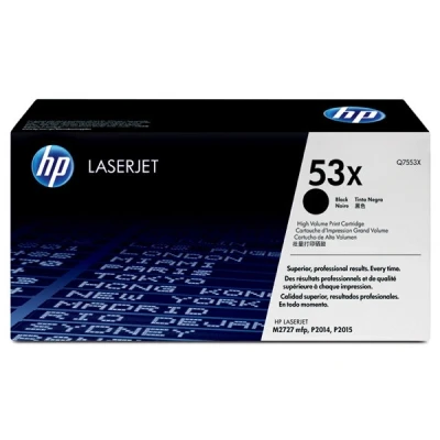 Image of Original Black Toner Cartridge HP No. 53X BK, Q7553A
