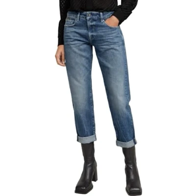 Image of G STAR KATE Boyfriend Straight leg jeans, Women&#039;s, Size: 29x30, Faded blue marble