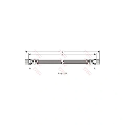 Image of Brake Hose TRW PHA353