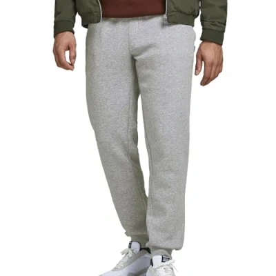 Image of JACK &amp; JONES Mens Brdly Sweatpants, Light Grey, M