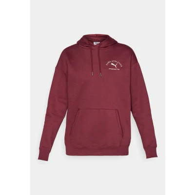 Image of Puma Class Relaxed Hoodie Hoodie, Women&#039;s, Size: XS, Ruby shimmer