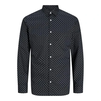 Image of Jack &amp; Jones Jjjoe Print Shirt Formal shirt, Men&#039;s, Size: Small, Black/ditsy