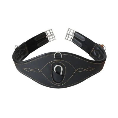 Image of Kentucky Horsewear Anatomic Girth Black 125cm Horse Riding Equestrian
