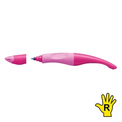 Image of Ergonomic Rollerball STABILO EASYoriginal Right Handed Pack of 1 Light Pink/Dark Pink