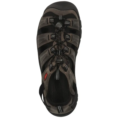 Image of KEEN Men&#039;s Targhee 3 Sandal, Grey Black, 9 UK