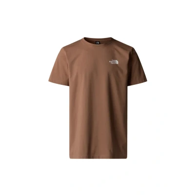 Image of THE NORTH FACE NF0A87NG6IH M S/S Simple Dome TEE T Shirt Men&#039;s Latte Size XS
