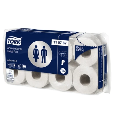 Image of Tork 2 ply toilet paper suitable for T4 dispenser (8 pack)