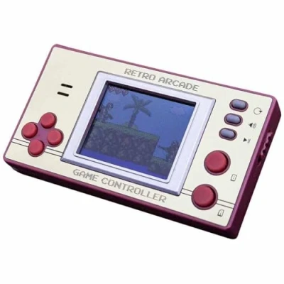 Image of RED5 Retro Games Controller with Screen Red, Red