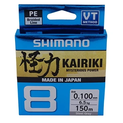 Image of Shimano Kairiki 8 150m Steel Gray 0.215mm/20.8kg Braided fishing line