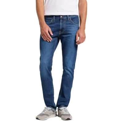 Image of Lee LUKE Slim fit jeans darkblue denim, Men&#039;s, Size: 31x32, Dark blue denim