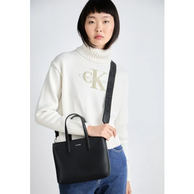 Image of Calvin Klein MUST Small TOTE Across body bag, Women&#039;s, Size: One Size, Black