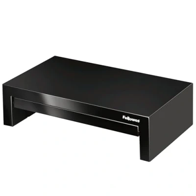 Image of Fellowes Designer Suites 4 cm Adjustable Ergonomic Monitor Stand with Storage Compartment for Monitors up to 21 Inches or 18 kg