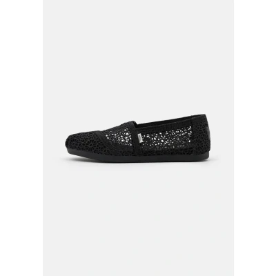 Image of TOMS Alpargata Vegan Slipons black, Women&#039;s, Size: 3, Black Polyester