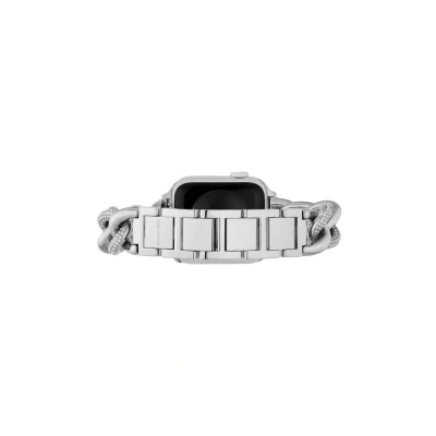 Image of Michael Kors Strap FOR Apple BAND Watch accessory silvercoloured, Women&#039;s, Size: One Size, Silver coloured