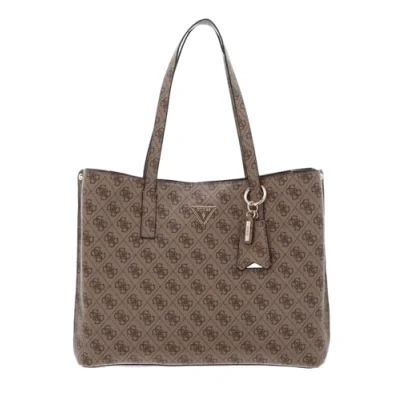 Image of Guess Meridian Friend Handbag, Women&#039;s, Size: One Size, Latte logo