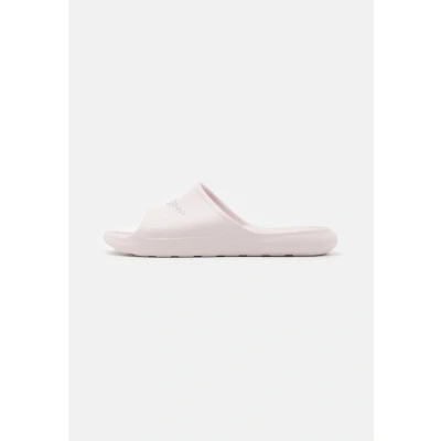 Image of Nike Sportswear Victori Slide Pool slides, Women&#039;s, Size: 4.5, Barely rose/white Synthetics