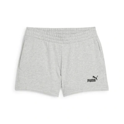 Image of Puma Small LOGO Shorts Sports shorts, Women&#039;s, Size: Small, Light gray heather