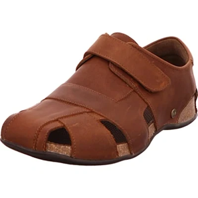 Image of Panama Jack Fletcher Basic Walking sandals, Men&#039;s, Size: 7, Brown Leather