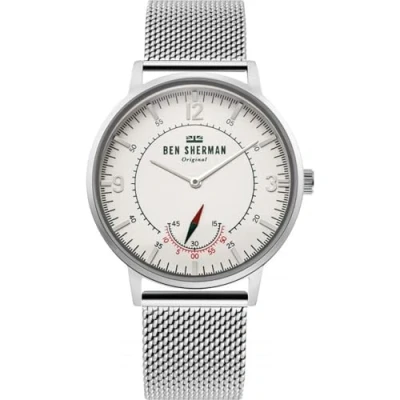 Image of Ben Sherman Mens Analogue Classic Quartz Watch with Stainless Steel Strap WB034SM,