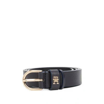 Image of Tommy Hilfiger Essential Effortless Belt, Women&#039;s, Size: 28, Blue