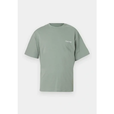Image of Jack &amp; Jones Jjebradley TEE Oneck Print Tshirt, Men&#039;s, Size: XS, Iceberg green