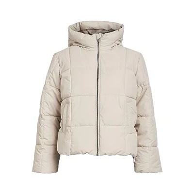 Image of Object Women&#039;s Objzhanna New Short Jacket Noos Quilted, Silver Gray, XL