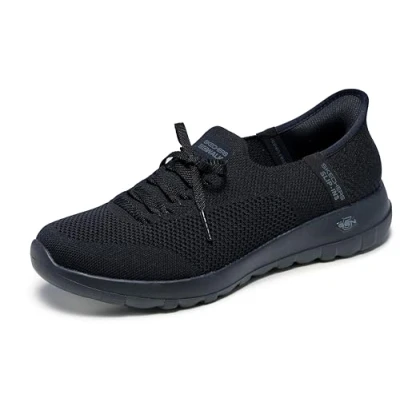 Image of Skechers Women&#039;s GO Walk Joy Abby Slip On, Black, 3 UK