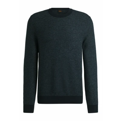 Image of BOSS Aspoki Jumper, Men&#039;s, Size: XL, Dark blue four