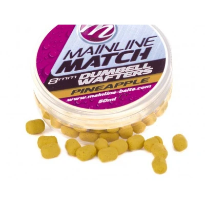 Image of Mainline Match Dumbell Wafters Pineapple (8mm)