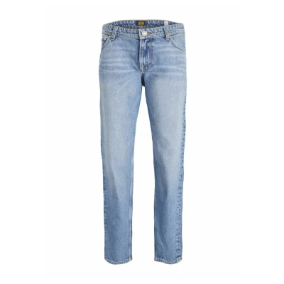 Image of Jack &amp; Jones Junior Jjichris Jjoriginal NOOS Straight leg jeans for kids, Size: 116, Blue denim