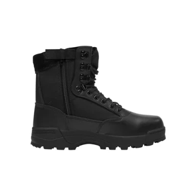 Image of Brandit Tactical Boots Zip in Black or Camel, Sizes 39 to 47, black, EU
