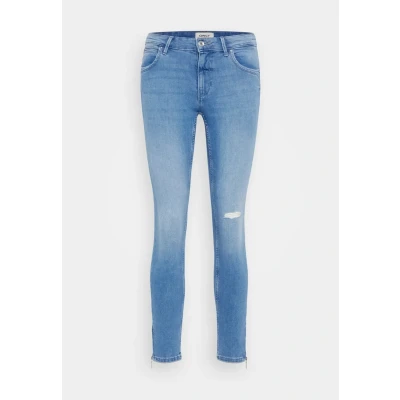 Image of ONLY Onlkendell ZIP Jeans Skinny Fit, Women&#039;s, Size: 25x32, Light medium blue denim