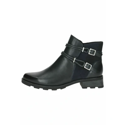 Image of Caprice Cowboy/biker ankle boot, Women&#039;s, Size: 6, Ocean comb Leather