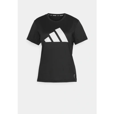 Image of adidas Performance RUN IT TEE Sports Tshirt, Women&#039;s, Size: XS, Black
