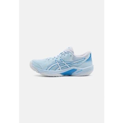 Image of Asics Beyond FF Volleyball shoes, Women&#039;s, Size: 4.5, Light blue/white Textile/synthetics