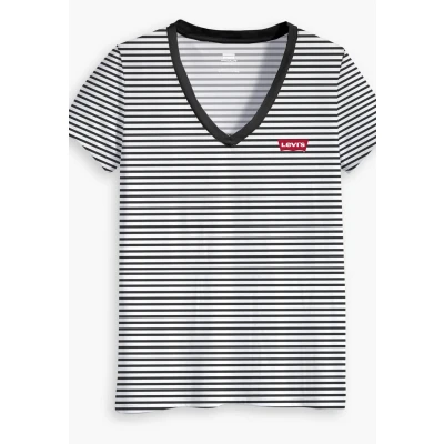 Image of Levi&#039;s Perfect Print Tshirt, Women&#039;s, Size: XS, Cloud dancer