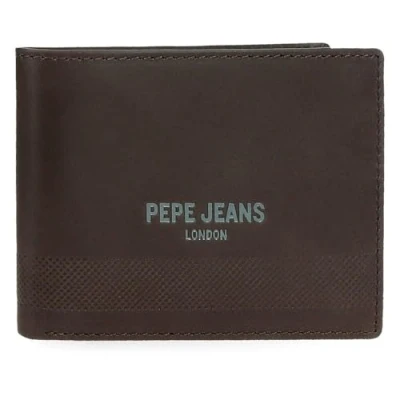 Image of Pepe Jeans Deep Wallet with Card Holder, One Size, Brown, Holder