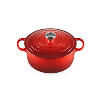 Image of Le Creuset Casserole Signature cherry red ø 26 cm / 5.3 liter Suitable for all Cooktops