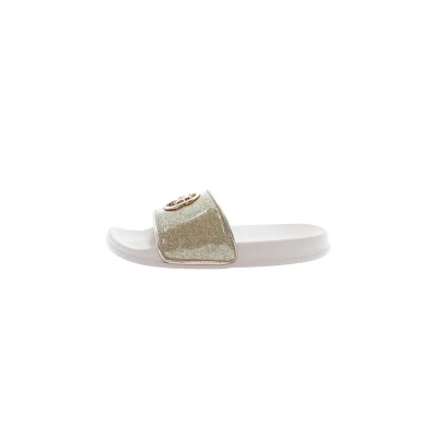 Image of U.S. Polo Assn. Mules, Women&#039;s, Size: 3.5, Gold white shoes