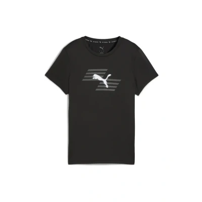 Image of Puma Hyrox Graphic Print Tshirt, Women&#039;s, Size: Small, Black