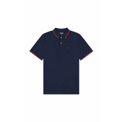 Image of Wrangler Men&#039;s Polo Shirt, Navy, L
