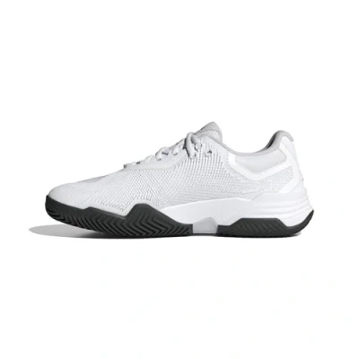 Image of adidas Performance Solematch Control 2 Multicourt tennis shoes, Men&#039;s, Size: 12.5, Footwear white/black blue metallic/silver metallic shoes