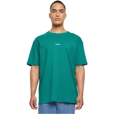 Image of Merchcode LOVE Heavy Oversized Print Tshirt, Men&#039;s, Size: Medium, Green