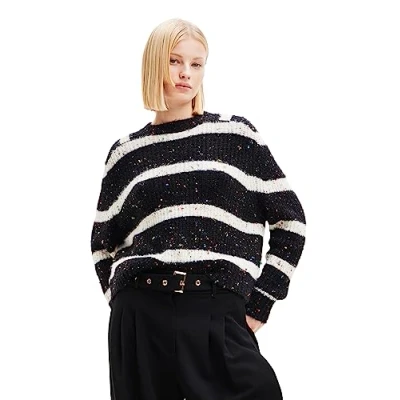 Image of Desigual Women&#039;s Sweater_vinalopo, Black, L