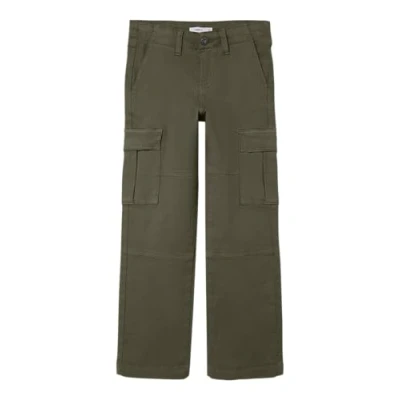 Image of Name it Nkmryan Cargo trousers for kids, Size: 7y, Olive night