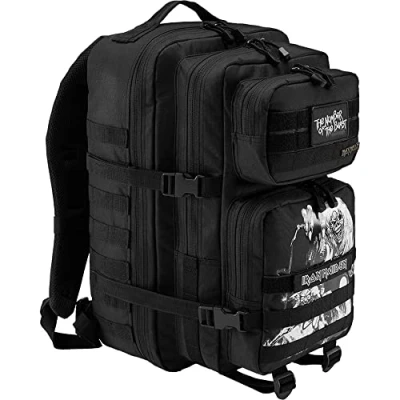 Image of Brandit Unisex Backpack Iron Maiden US Cooper Large Eddy Glow, Black, L, Rucksack